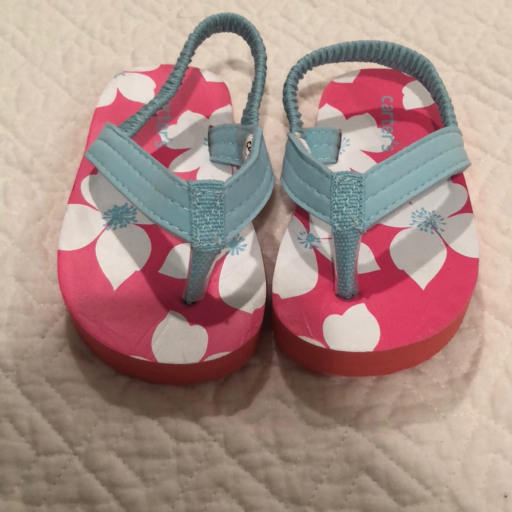 Carters Flip Flops Size XS 3-4
